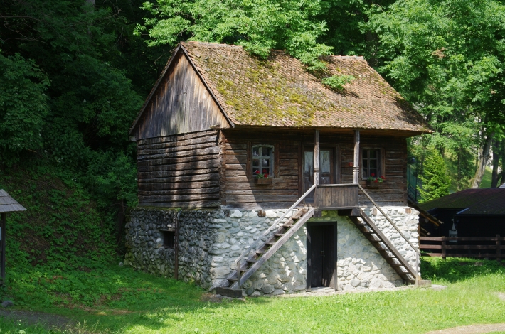 ルーマニア　ブラン城　野外博物館